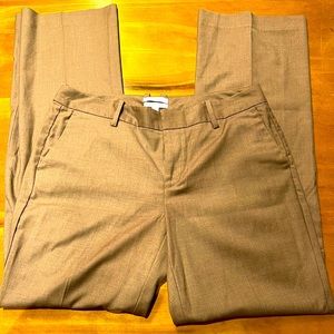 Gap Tan Stretch Favorite Trouser Pants Size 6R